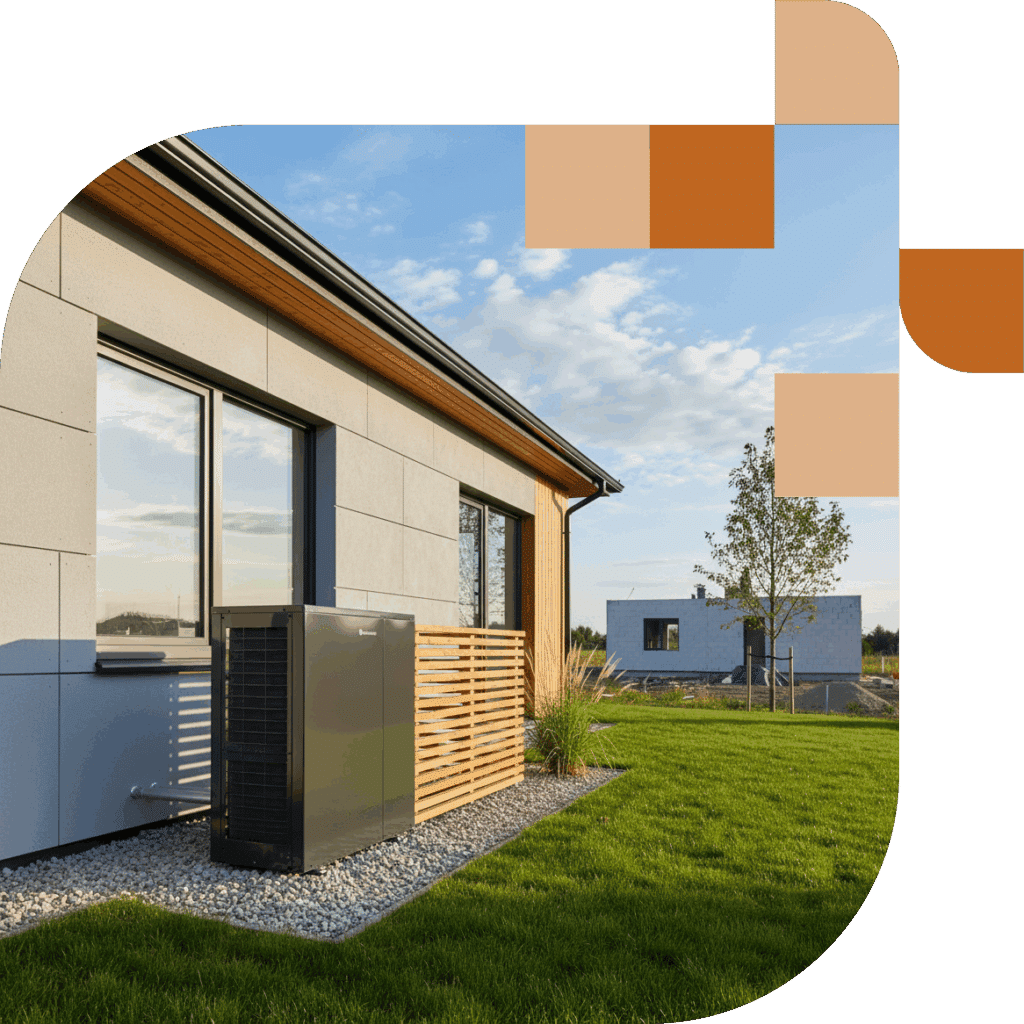 Moderne Heizung in einem Wohnhaus